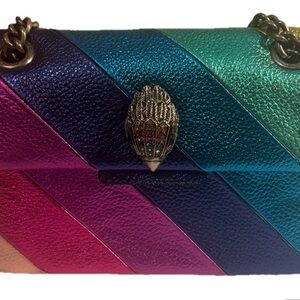 Kurt Geiger Multicolor Striped Shoulder Bag